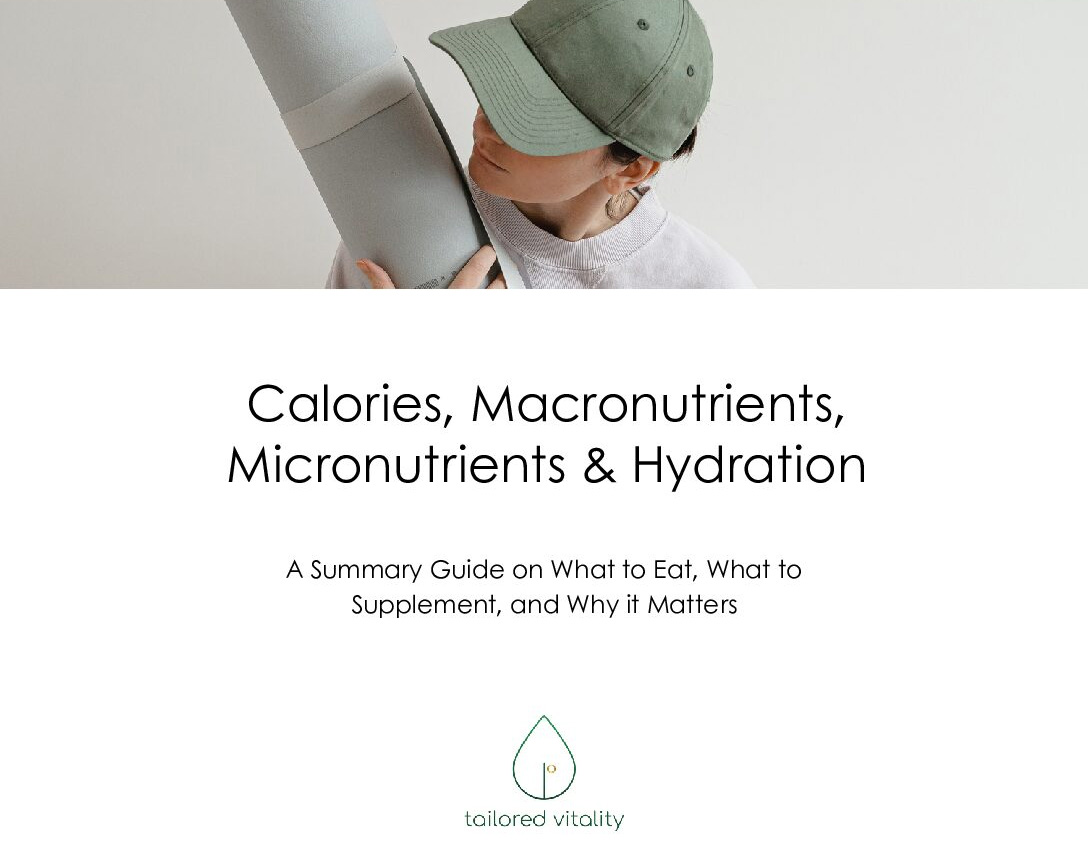 calories, macronutrients